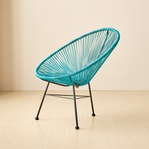 가구로드 뉴코드 야외 라탄 야외용 아카풀코 해변 카페 인테리어 테라스 의자, 블루