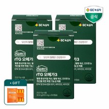 녹십자 [멀티비타민 6일분 체험팩 증정] GC녹십자 건강한가 rTG 알티지오메가3 510mg 60캡슐 3개월분, 선택완료, 단품없음