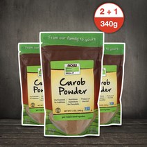 3세트 나우푸드 리얼푸드 캐롭 캐럽 파우더 340g carob