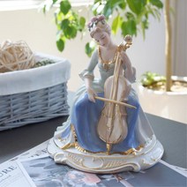 음악학원 연습실 중세풍 첼로여인조각상 매장 르네상스 드레스샵 거실