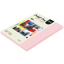 종이문화 프린트프로 칼라복사지 A4 80g No.23 코스모스핑크 125매