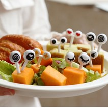 인블룸 도시락 꾸미기 데코픽 과일꽂이-표정 10P, 표정10P, 표정10P