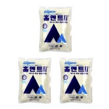 철물팩토리 홈멘트 아이보리 2kg 3개 시멘트 가정용 소포장 시공 욕실 공사 화장실