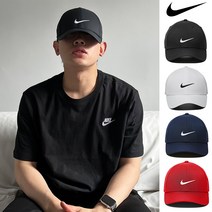 (당일출고)나이키 신형 레거시 스우시 볼캡 골프 모자(DH1640), 블랙, 1개