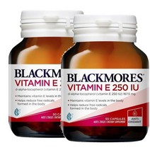 호주 블랙모어스 Blackmores Vitamin E 비타민E 250IU 50캡슐, 2팩