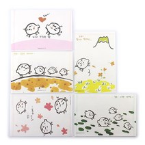 아이윙스 200 바른손 복돼지 스티커 봉함 엽서 (10개입), 랜덤