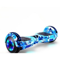 7인치 호버보드 전동휠 투휠전동보드, 36V, 7인치 블루 블루투스+ 라이트 +보호 장비