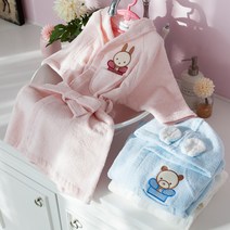 [쿠팡]기라로쉬 아동목욕가운 1매, 핑크_9-10세