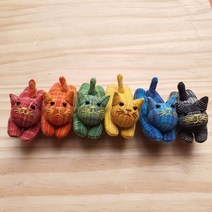 고양이 브로치 고영희씨 뱃지 퀼트소재 핸드메이드