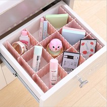 서랍장 잘라서 쓰는 칸막이 3color 4개입, 화이트, 대, 4개