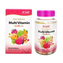 (뉴질랜드) 1+1+1+1 Hiwell 하이웰 프리미엄 종합비타민 젤리빈 90ct Premium Multi Vitamin 90 Jelly Beans