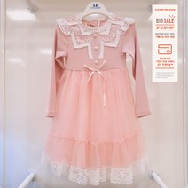 쁘띠앙팡 부평점 [30%할인중] 상의 레이스가 단정하게 참 예쁜 가을 초등생원피스 여아동원피스 ( 4살 ~ 10살)