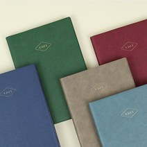 [날짜형] 2023 에디트 위클리 플래너 L/반양장제본 가죽플랜, 포레스트그린