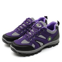 갯바위 낚시 신발 계류 펠트 화 여성 하이킹 등산 여성 빛 캠핑 여행 스포츠 운동화, 자주색, 6.5