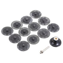 샌딩 디스크 40개 2개 패드 4080120240 그릿 샌더 패드 연마 도구용 맨드릴 잠금 장치가 있는 페이퍼