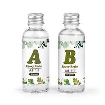 주물용 접착제 AB 1:1 에폭시 송진 접착제 키트 크리스탈 투명 경화제 DIY 몰드 쥬얼리 제작 공예 주조 실, 01 A50G-B50G