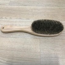 국산 순돈모 원목 의류용 브러시 (29cm) 나무솔 러쉬 돼지털 옷, 단품