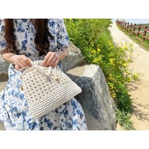 네트백 아이보리 이너백 포함