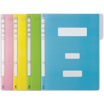 문화)PP칼라정부화일 A4(청색/10매 F494-71), 파랑