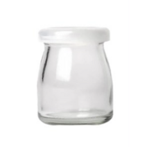 캔들용기 - PE캡 푸딩용기 플리츠무늬 소이캔들만들기, 푸딩병 200ml