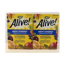 WhiteBlue 살아 있는! 멘즈 에너지 컴플리트 멀티비타민 50정 X 2(총 100정) 유통기한 2/2024