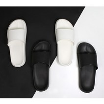 깔끔한 패션 슬리퍼 사무실 실내화 신발 청소 가정용, 맨화이트