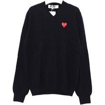 국내배송꼼데가르송 P1N002 NAVY 울 니트
