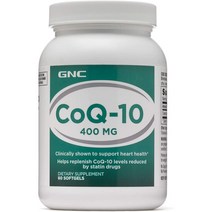 GNC CoQ-10 400mg 소프트젤, 60개입, 1개
