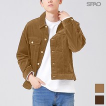 스파오 루즈핏 코듀로이 트러커 자켓 SPJK949C07