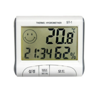 디지털 온습도계 화이트 ST-1, 4개