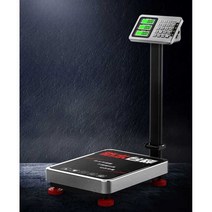 고중량전자저울 업소용 저울 목욕탕 사우나 체중계, (업그레이드 방수) 300KG블랙 42x52