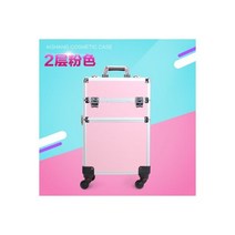 빈티지 여행가방 캐리어 클래식 공항 여성 트롤리 화장품 케이스 휴대용 다기능 메이크업 롤링 러기지 네일 아트 문신 뷰티 여행 가방