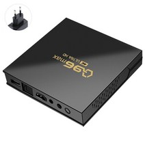 Q96 MAX 새로운 2.4G WIFI 8GB + 128GB 4K H.265 미디어 플레이어 셋톱 박스 TV 쿼드 코어 Amlogic S905L 핫, 미국 플러그_Eu Plug