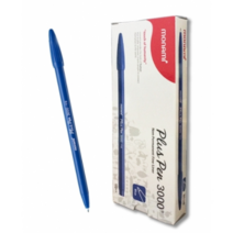 모나미 플러스펜3000 12자루/프러스펜/사인펜/싸인펜/수성펜, 플러스펜_파랑(2타_12자루)