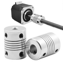 4Pcs 알루미늄 CNC 모터 턱 샤프트 커플러 유연한 링 3D 프린터 전송 커넥터 슬리브 3/4/5/6/6.35/7/8/10mm, 15 6x10, 15 6x10