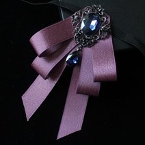 빈티지 크리스탈 패브릭 나비 넥타이 브로치 한국 패션 나비 넥타이 남자 리본 셔츠 칼라 럭셔리 쥬얼리 액세서리, 10