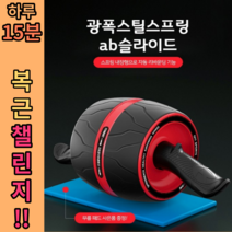 뱃살빼는 프리미엄 광폭 AB슬라이드 롤아웃 홈짐 복근 코어 전신 운동기구, 색상랜덤