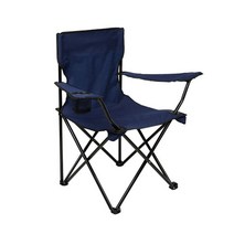 쿠웅샵 팔걸이 캠핑의자 낚시의자 1+1구매시 할인행사, 네이비