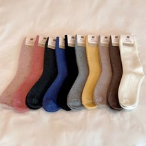 캐시미어 울 삭스 여성 포근한 긴목 양말 국내생산 수면 겨울 양말