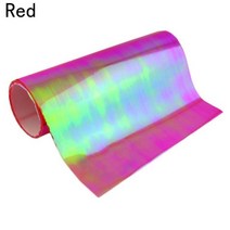 자동차 차량 셀프 썬팅 틴트 필름 썬팅지 색상 스타일링 카멜레온 헤드라이트 미등 비닐 색조 스티커 라이트 랩 새로운 1PC 앞유리썬팅 틴팅, 10.30x60cm Red