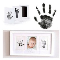 신생아 아기 30일 50일 100일 기념 발도장 잉크 셀프 촬영 소품