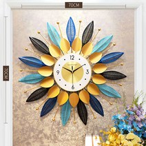 명품벽시계 인테리어벽시계 인테리어시계 시계 무소음시계 북유럽스타일 벽걸이 명품, 옵션6 70x70