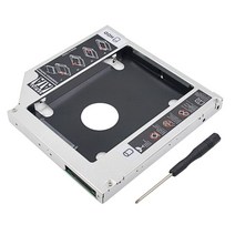 CHIPAL 알루미늄 PATA IDE - SATA 2nd HDD 캐디 12.7mm 2.5 