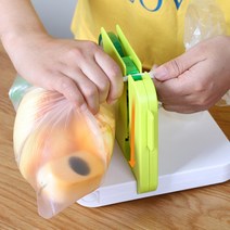 구디푸디 가정용 비닐 봉투 밀봉 실링기, 1개, 그린