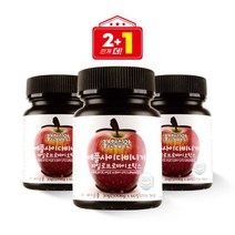 [바른습관고양이유산균] 좋은습관 사과초모식초 애플사이다비니거 60정 캡슐, 2+1통, 30캡슐