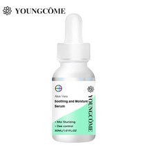 세럼YOUNGCOME 30ml 천연 알로에 베라 여드름 페이셜 에센스 오일 컨트롤 허벌 안티-여드름 수축 모공 모이, 01 30ml