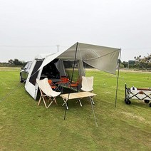 5-6인용 여행텐트 넓은텐트 car awning sun 쉼터 카용 대형 그늘 공간 5-6인용 가볍고 컴팩트한 수납가방 포함, a