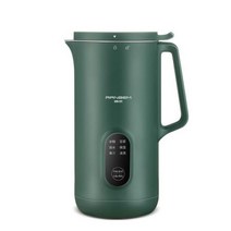 죽 제조기 죽만는드기계 죽만들기 휴대용 전기 주스 믹서기 주방 두유 기계 350ml 멀티 쿠커 끓는 컵 콩 우유 쌀 페이스트 메이커, GREEN 1 button+EU