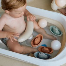 말랑하니 아기 목욕 물놀이 장난감, 블루