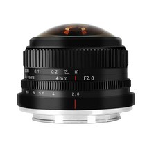 7 Artisans 4mm F2.8 원형 어안 렌즈 초광각 렌즈 M43 프레임 매뉴얼 포커스 프라임 렌즈 후지 필름 FX 마운트 미러리스 카메라 X-T1 X-T2 X-T3 X-T20 X-T30 X-E1 X-E2 X-E3에 대응 .